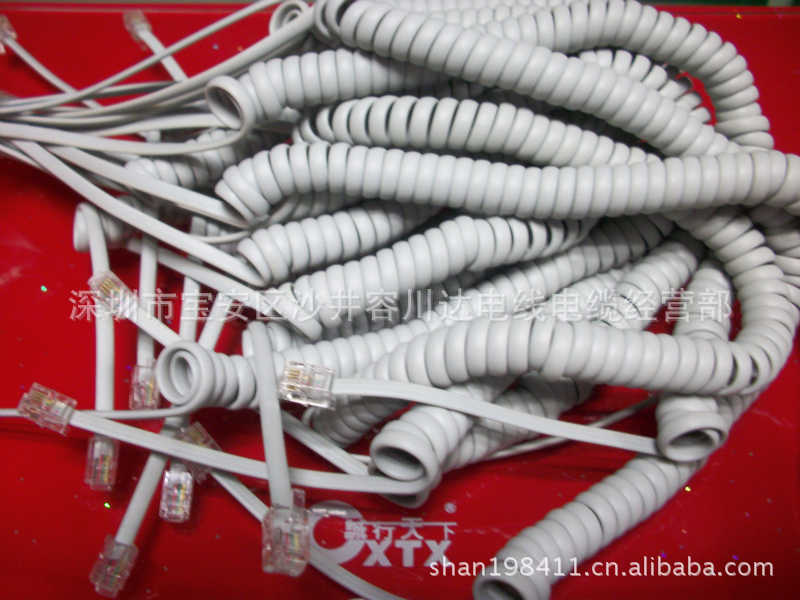 熱銷(xiāo)電話彈簧線 4芯扁線彈簧線的卓越性能與市場(chǎng)優(yōu)勢(shì)